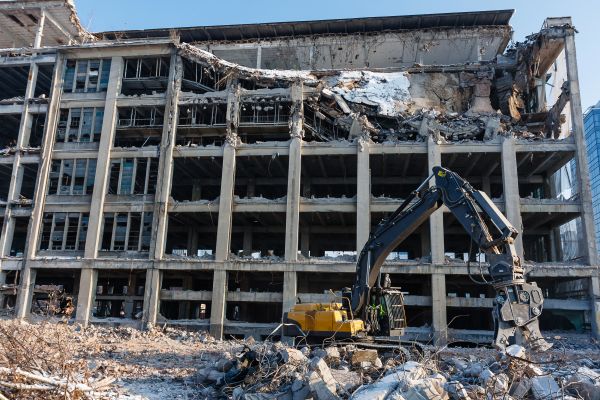 Commercial Building Demolition in Merrillville