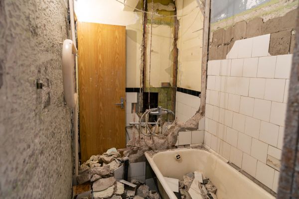 Shower Tile Demolition in Merrillville