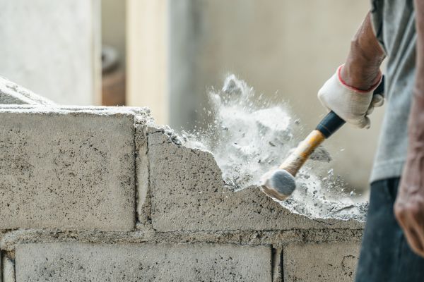 Block Wall Demolition in Merrillville